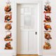 thumbnail image 5 of Xihbxyly Pavo de Acción de Gracias para Puerta, Decoración para Festivales de Otoño, Diseño Multicolor, Fácil de Instalar, Ambiente Festivo Cálido, Perfecto para Hogares y Restaurantes, 26,4 X 20 X 2, 5 of 6