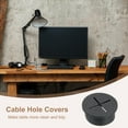 thumbnail image 5 of Uxcell 6Pack 1" Cable Hole Cover Rubber Desk Cable Wire Cord Grommet for Wire Organizer, 5 of 6
