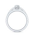 thumbnail image 2 of Rosec Jewels Lab Grown Diamond Teardrop Engagement Ring with Wedding Band - EF-VS Quality, 14K White Gold, US 9.00, 2 of 8