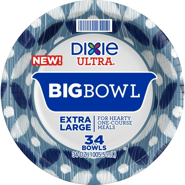 Dixie Ultra Big Bowl 34 Ounce / 34 Count Extra Large