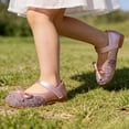thumbnail image 6 of Toddler Flower Girl Dress Shoes - Girl Ballet Flats Party School Shoes Wedding, 6 of 9