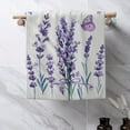 thumbnail image 6 of 2pcs Lavender Flower Dish Towels, Absorbent Dish Towels, Lavender Kitchen Gifts Purple Kitchen Hand Towels Lavender Lovers Gift for Farmhouse Kitchen Decor Home Decor, 6 of 9