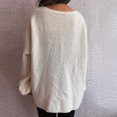 thumbnail image 6 of Women's Long Sleeve Cardigan Sweater, Loose Fit Open Front Casual Knit Top, Soft V-Neck Cover Up for Daily Wear, Comfy Loungewear with Stretch, 6 of 6