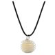 thumbnail image 2 of Collar redondo de cuentas de piedra de cristal Collar en espiral de la jaula Colgantes Joyería Collares de piedras preciosas y colgantes, 2 of 4