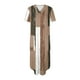 thumbnail image 4 of Vestido de Manga Corta para las Mujeres, Vestido Casual de Cuello en V de Bolsillo de Impresión de Moda Sexy Hecho de Poliéster Ligero para el Verano, Vestido de Verano para las Mujeres, 4 of 5