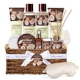 thumbnail image 1 of Set de baño de coco ArioseMonde con cesta de regalo Spa para mujer, 13 unidades, 1 of 8