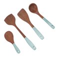 thumbnail image 1 of Cooking Spoon Set, Wood Kitchen Cooking Spatula Ladle Soup Spoon Set Serving Cooking Spoon for Baking Cookware, 1 of 7