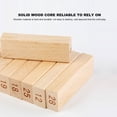 thumbnail image 3 of Tower Building Blocks Game, Wood Block Stacking Game Durable Educational  For Party Games, 3 of 8