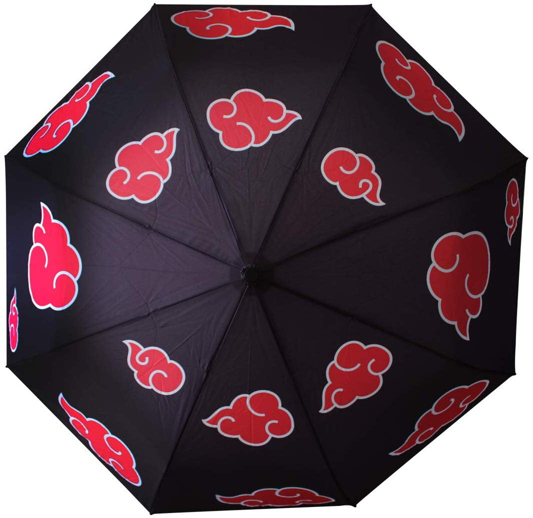 Windproof Travel Umbrella Naruto Wallpaper Compact Folding Umbrella Automatic Open/Close