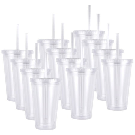 

MICHAELS Bulk 12 Pack: 18oz. Plastic Tumbler with Straw by Celebrate It™