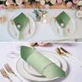 thumbnail image 2 of Green Ombre Cloth Napkins, Modern Gradient Abstract Art Washable and Reusable Dinner Napkins Set of 8, Table Napkin for Kitchen Party Birthday Wedding Hotel Housewarming 20"x20", 2 of 8