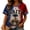 Blue, variant on 2026 Soccer Cup V Neck Cropped Fan Jersey for Women, Lightweight Quick Dry Moisture Wicking Short Sleeve Athletic Crop Tee for Game Day Summer Fan Outfits, Dark Blue S