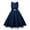 Navy Blue, variant on XBASW 2-10T Girls Lace Princess Dresses for Baby Kids Sleeveless Tutu Dress Pageant Party Wedding Flower Girl Gown for Toddler