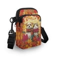 thumbnail image 3 of HELLHERO Women Adjustable Shoulder Strap Crossbody Sling Bag Polyester, Unique Gift Crossbody Bag,Autumn Pets foliage, 3 of 7