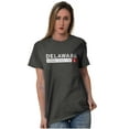 thumbnail image 3 of Delaware Map State Shape Established Men's Graphic T Shirt Tees Brisco Brands X, 3 of 6