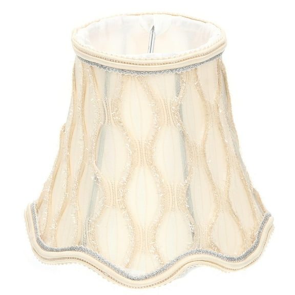 SILENRADAWN 1Pack Vintage Clip On Lampshade for Standard Bulb in Multi-Color 11.8X11.8X4.7in