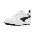 thumbnail image 3 of Tenis Puma Rebound V6 Escolar Para Niño Con Suela De Goma blanco 15, 3 of 6