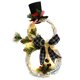 thumbnail image 1 of Decoración de corona de Navidad iluminada, corona de uva para la decoración de la pared del jardín del hogar de la puerta delantera Adepaton CPB-SSW60-2, 1 of 5