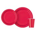 thumbnail image 3 of Unique Industries' Red Round 9" Dinner Plates, 20ct, 3 of 3