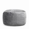 thumbnail image 2 of LOGYAT 3.5ft Bean Bag Chair, Memory Foam Filling, Washable Suede Cover, Reinforced Zipper, for Kids, Teens, Adults, Light Gray, 2 of 7