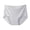 Gray, variant on Womens High Rise Seamless Cotton Briefs Vertical Stitching Breathable Comfort Underwear Women