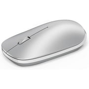 Bluetooth Mouse, OMOTON Wireless Computer Mouse Compatible with PC, Laptop, Mac, MacBook Air/Pro, iPad, Silver