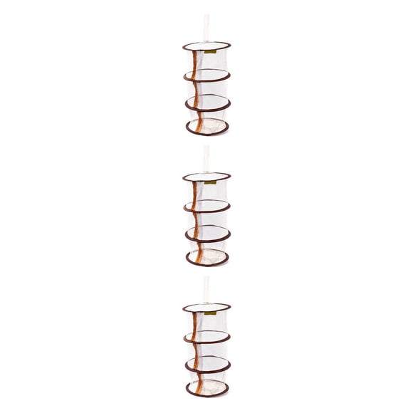 Bearachild Hanging Mesh Bags Multi-layer Storage Door Clothes Foldable Laundry Household Supplies Room Basket Kids Multi-function Toy Type1 NO1