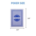 thumbnail image 3 of GSE Games & Sports Expert 6 Decks Canasta Playing Card Game Set with Point Values. Classical Poker Size Playing Card for Rummy Game, Canasta Card Game, Hand & Foot Card Game (Blue), 3 of 6