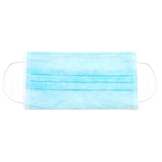 Personal Touch Blue Disposable Earloop Face Mask Pleated Pack of (500 Pcs)
