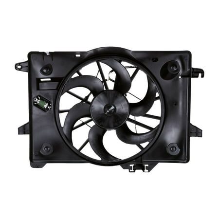 Marquis Fan Assembly - TYC 620680 Dual Radiator and Condenser Fan for Town Car, Grand Marquis FO3115121