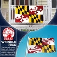 thumbnail image 6 of Anley Rip-Proof Double Sided 3-Ply Maryland State Flag 3x5 Foot - Maryland MD Flags, 6 of 8
