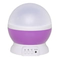 thumbnail image 2 of Proyector de luz nocturna LED Lámpara giratoria Star Sky Iluminación de cabecera Regalo para dormitorio de niños, Morado Inevent HA004162-03, 2 of 2