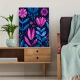 thumbnail image 5 of Floral Bloom Canvas Wall Art, Modern Flower Print for Living Room Bedroom Office Hallway Kitchen Dining Room Decor, 5 of 8
