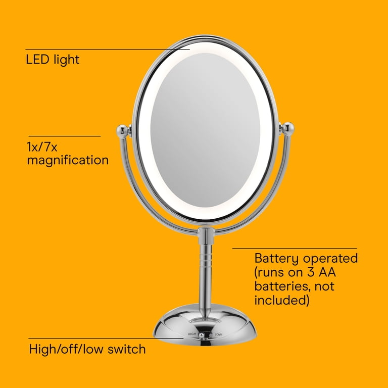 Conair Reflections LED Lighted Collection Double-Sided Makeup