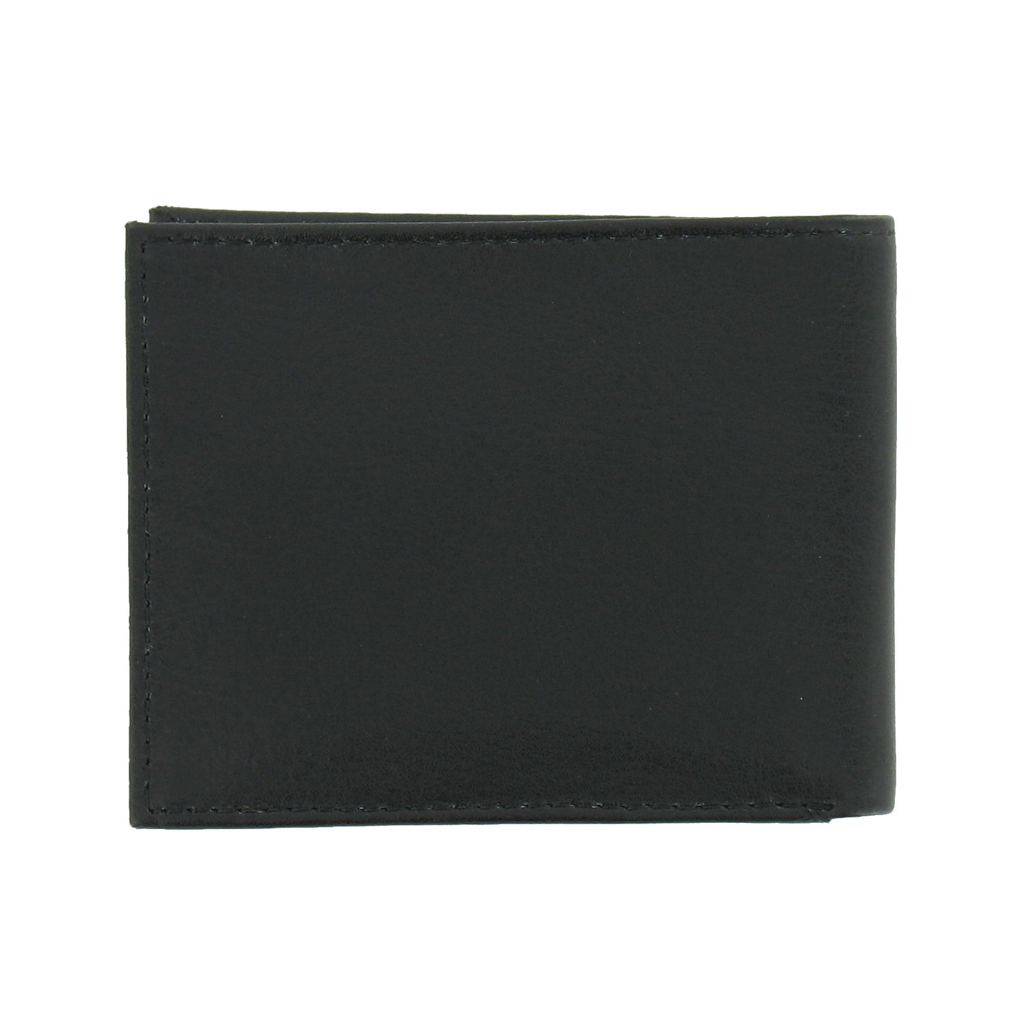 Billetera bifold para hombre (negro/azul marino) 4