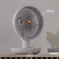 thumbnail image 3 of Yuarrent Ventilador de eléctrico, enfriador de aire portátil ajustable, ventiladores de refrigeración recargables de bajo ruido, suministro Electrodomésticos Rosado, 3 of 6