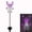 Purple, variant on Ovzne Solar Garden Lights LED Waterproof Pole Light Auto On Off Solar Lamp for Villa Patio Yard Grave Memorial Outdoor Decoration