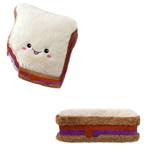 squishmallow bundle peanut butter and jelly with milk and cookies