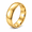 6mm Gold, variant on Blue 6mm Stainless Steel Wedding Band Ring Comfort Fit Size 8 for Women and Men by Ginger Lyne