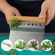 thumbnail image 4 of Yuarrent Raspador de banco 4 en 1 de acero inoxidable, mango de madera, cortador de pasteles, herramienta de cocina Herramientas y accesorios para hornear, 4 of 6