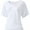 White, variant on Womens Casual V Neck T Shirts Short Sleeve Loose Fit Summer Flowy Tops Tees