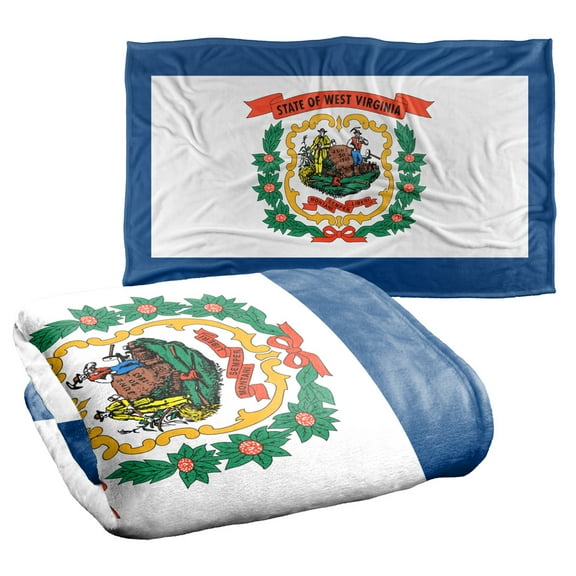 West Virginia Flag Silky Touch Super Soft Throw Blanket 36" x 58"