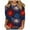 Multicolor-20, variant on Cavosen Oversized Tees for Women 3/4 Sleeve Crew Neck 4th of July Patriotic Tee Red White and Blue Graphic Shirt Summer Basic Tops