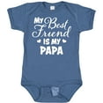 thumbnail image 3 of Inktastic My Best Friend is My Papa with Hearts Boys or Girls Baby Bodysuit, 3 of 5