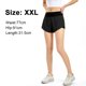 thumbnail image 2 of Hukapapa Pantalones cortos deportivos para mujer Pantalones cortos para correr de secado rápido Forro de tela de malla Pantalones cortos de entrenamiento de tenis de cintura alta Bolsillo con, 2 of 5