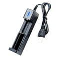 thumbnail image 1 of Universal 18650 Lithium Ion Battery Charger with USB Port for Multiple Rechargeable Cell Sizes, 1 of 8