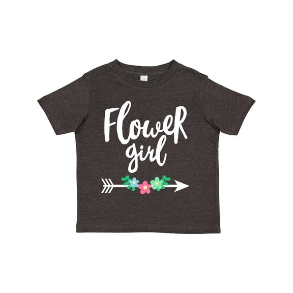 Inktastic Flower Girl with Arrow and Flowers Girls Toddler T-Shirt