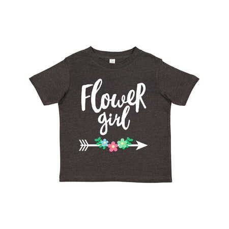 

Inktastic Flower Girl with Arrow and Flowers Gift Toddler Toddler Girl T-Shirt