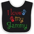 thumbnail image 3 of Inktastic I Love My Gammy Boys or Girls Baby Bib, 3 of 4
