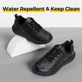 thumbnail image 5 of FitVille Wide Lightweight Mens Casual Dress Sneakers for Plantar Fasciitis Bunions, Black, 11 x-Wide, 5 of 5
